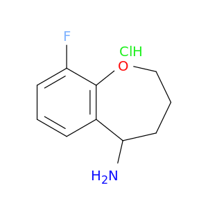 9-fluoro-2,3,4,5-tetrahydro-1-benzoxepin-5-amine hydrochloride