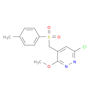 Pyridazine, 6-chloro-3-methoxy-4-[[(4-methylphenyl)sulfonyl]methyl]-