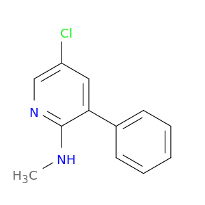 2-Pyridinamine, 5-chloro-N-methyl-3-phenyl-