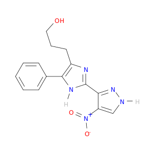 1H-Imidazole-4-propanol, 2-(4-nitro-1H-pyrazol-3-yl)-5-phenyl-