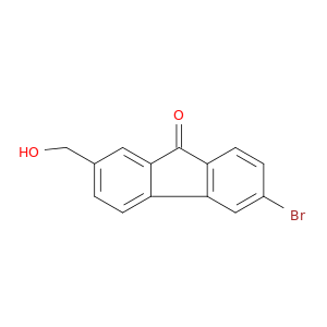 9H-Fluoren-9-one, 6-bromo-2-(hydroxymethyl)-
