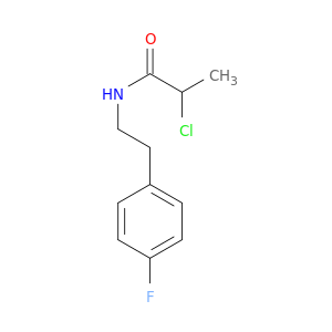 2-氯-N-[2-(4-氟苯基)乙基]丙烷酰胺