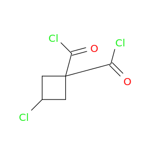 1,1-Cyclobutanedicarbonyl dichloride, 3-chloro-