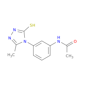 N-[3-(3-methyl-5-sulfanyl-4H-1,2,4-triazol-4-yl)phenyl]acetamide