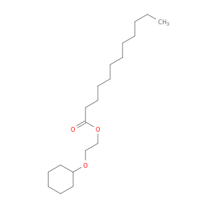 Dodecanoic acid, 2-(cyclohexyloxy)ethyl ester
