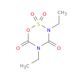 1,2,3,5-Oxathiadiazine-4,6(3H,5H)-dione, 3,5-diethyl-, 2,2-dioxide