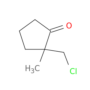 2-(chloromethyl)-2-methylcyclopentan-1-one