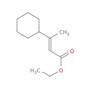 2-Butenoic acid, 3-cyclohexyl-, ethyl ester, (2E)-