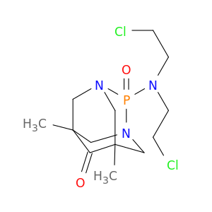 2-BIS(2-CHLOROETHYL)AMINO-5,7-DIMETHYL-2,6-DIOXO-1,3-DIAZA-2-PHOSPHAADAMANTANE