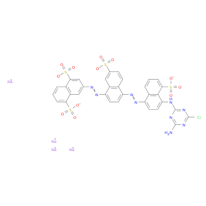 1,5-萘二磺酸,3-[2-[4-[2-[4-[(4-氨基-6-氯-1,3,5-三嗪-2-基)氨基]-5-硫-1-萘基]二亚苯基]-7-磺基-1-萘基]二亚苯基]-,钠盐(1：4)