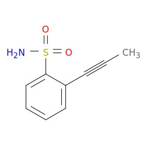 Benzenesulfonamide,2-(1-propyn-1-yl)-