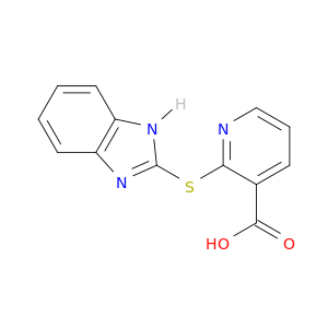 3-Pyridinecarboxylic acid, 2-(1H-benzimidazol-2-ylthio)-