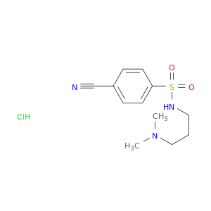 4-氰基-N-[3-（二甲基氨基）丙基]苯-1-磺酰胺盐酸盐
