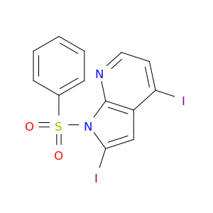2,4-二碘-1-(苯磺酰基)-1H-吡咯醇[2,3-B]吡啶