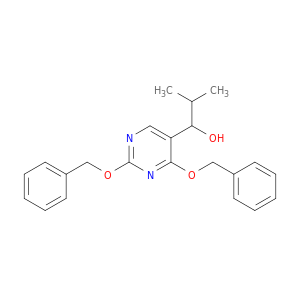 1-[2,4-bis(benzyloxy)pyrimidin-5-yl]-2-methylpropan-1-ol