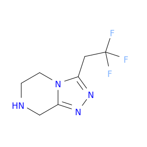 3-(2,2,2-三氟乙基)-5H,6H,7H,-8H-[1,2,4]三唑并[4,3-a]吡嗪
