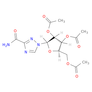 1-(2,3,5-三-4-乙酰-β-D-核呋喃基)-1H-1,2,4-三唑-3-甲酰胺