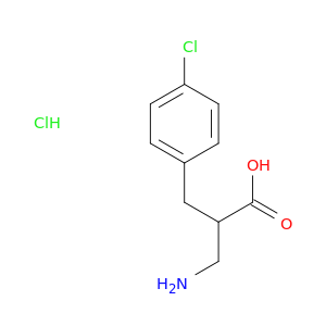 3-amino-2-[(4-chlorophenyl)methyl]propanoic acid hydrochloride