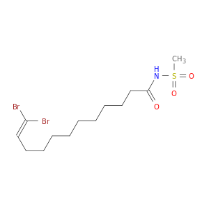 12,12-二溴-N-(甲基磺酰基)-11-十二烷酰胺