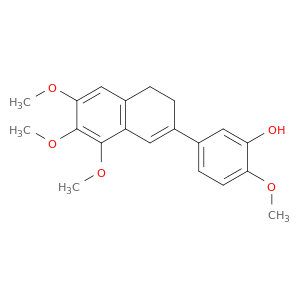 Phenol, 5-(3,4-dihydro-6,7,8-trimethoxy-2-naphthalenyl)-2-methoxy-