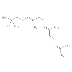 5,9,13-Pentadecatrien-2-ol, 2,6,10,14-tetramethyl-, (5E,9E)-