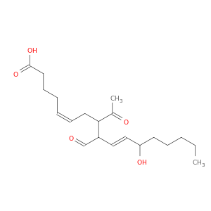 5,10-Heptadecadienoic acid, 8-acetyl-9-formyl-12-hydroxy-, (5Z,10E)-