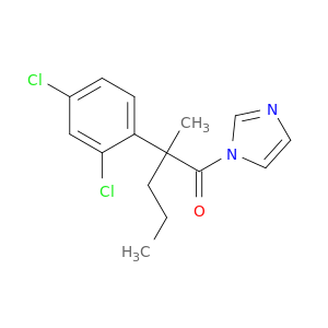 1H-Imidazole, 1-[2-(2,4-dichlorophenyl)-2-methyl-1-oxopentyl]-