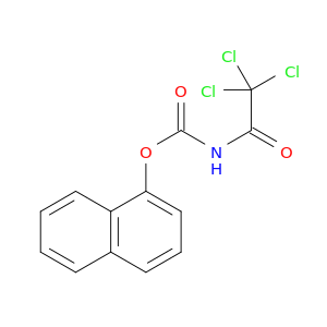 Carbamic acid, (trichloroacetyl)-, 1-naphthalenyl ester