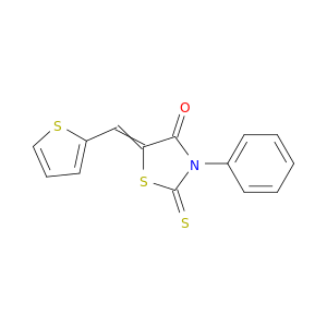 4-Thiazolidinone, 3-phenyl-5-(2-thienylmethylene)-2-thioxo-