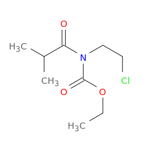 Carbamic acid,(2-chloroethyl)isobutyryl-, ethyl ester (8CI)