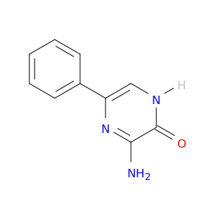 2(1H)-Pyrazinone, 3-amino-5-phenyl-