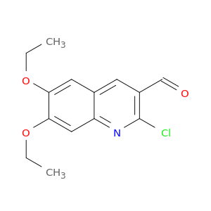 3-Quinolinecarboxaldehyde, 2-chloro-6,7-diethoxy-