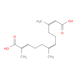 2,6,10-Dodecatrienedioic acid, 2,6,10-trimethyl-