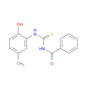 1-Benzoyl-3-(2-hydroxy-5-methylphenyl)thiourea