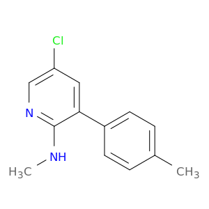 2-Pyridinamine, 5-chloro-N-methyl-3-(4-methylphenyl)-