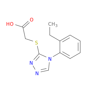 2-{[4-(2-Ethylphenyl)-4H-1,2,4-triazol-3-yl]sulfanyl}acetic Acid