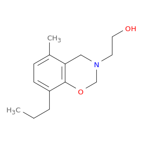2H-1,3-Benzoxazine-3(4H)-ethanol,5-methyl-8-propyl-
