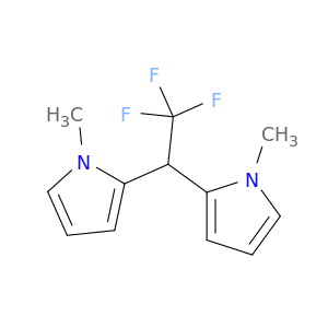 1H-Pyrrole, 2,2'-(2,2,2-trifluoroethylidene)bis[1-methyl-