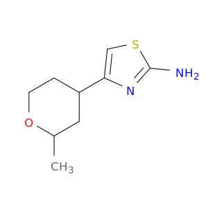 2-Thiazolamine, 4-(tetrahydro-2-methyl-2H-pyran-4-yl)-