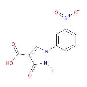 1H-Pyrazole-4-carboxylic acid, 2,3-dihydro-1-(3-nitrophenyl)-3-oxo-