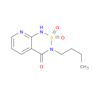 1H-Pyrido[2,3-c][1,2,6]thiadiazin-4(3H)-one, 3-butyl-, 2,2-dioxide