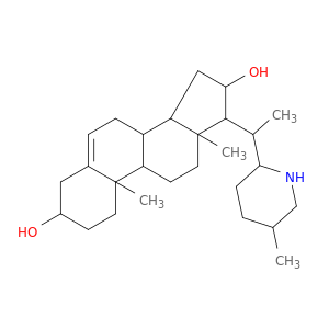 10,13-dimethyl-17-[1-(5-methyl-2-piperidyl)ethyl]-2,3,4,7,8,9,11,12,14,15,16,17-dodecahydro-1H-cyclopenta[a]phenanthrene-3,16-diol
