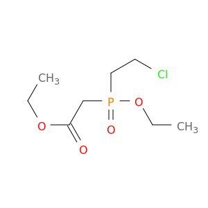 Acetic acid, [(2-chloroethyl)ethoxyphosphinyl]-, ethyl ester