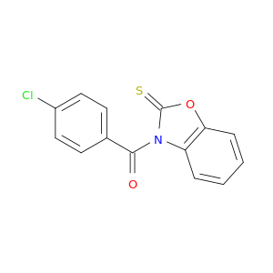 2(3H)-Benzoxazolethione, 3-(4-chlorobenzoyl)-