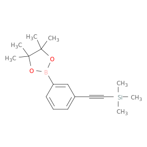 4,4,5,5-四甲基-2-[(3-三甲基硅基乙炔基)苯基]-[1,3,2]二氧杂硼烷
