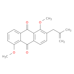 9,10-Anthracenedione, 1,5-dimethoxy-2-(2-methyl-2-propenyl)-