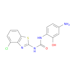 Urea, N-(4-amino-2-hydroxyphenyl)-N'-(4-chloro-2-benzothiazolyl)-