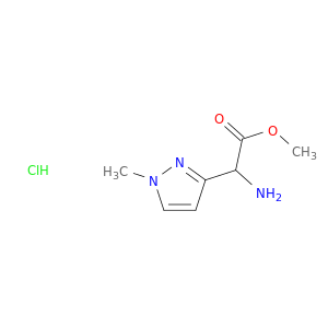 2-氨基-2-(1-甲基-1H-吡唑-3-基)乙酸甲酯盐酸盐