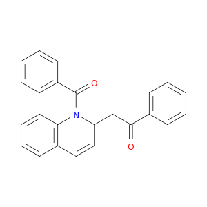 2-(1-benzoyl-1,2-dihydro-2-quinolinyl)-1-phenylethanone