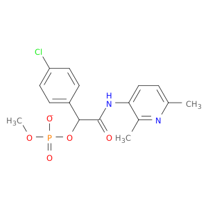 Phosphoric acid, 4-chlorophenyl2-[(2,6-dimethyl-3-pyridinyl)amino]-2-oxoethyl methyl ester